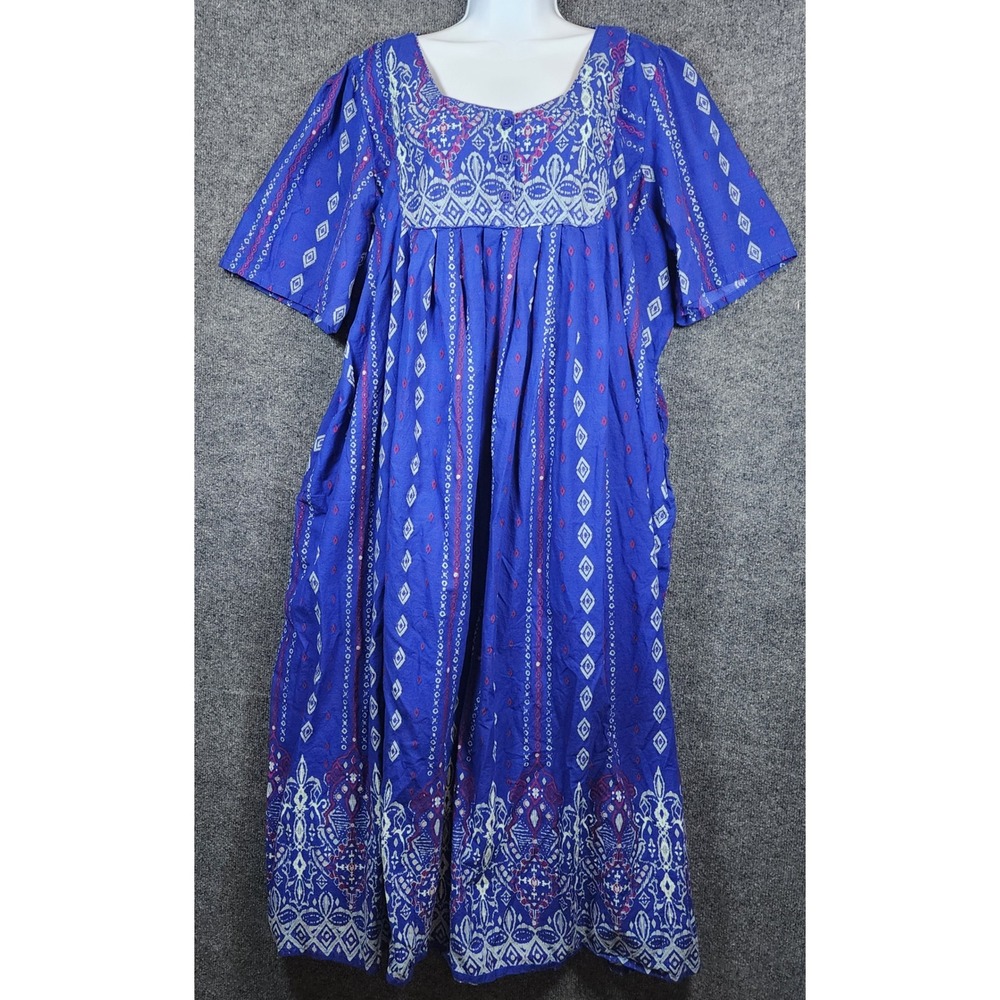 Only Necessities Women's Dress Size 3X Boho Peasant Prairie Cottagecore